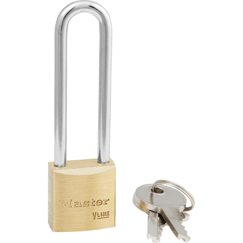 ProSeries&reg; Padlock, Brass, Keyed Different, Brass Coating, 1-9/16" Width Moffatt Supply & Specialties
