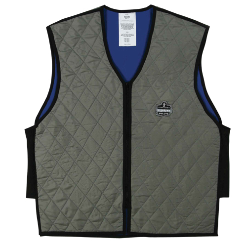 Chill-Its&reg; 6665 Wet Evaporative Cooling Vests, Medium, Grey Moffatt Supply & Specialties