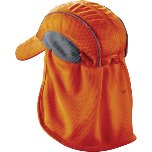 Chill-Its&reg; 6650 Cooling Hats with Neck Shades, Hi-Vis Orange Moffatt Supply & Specialties