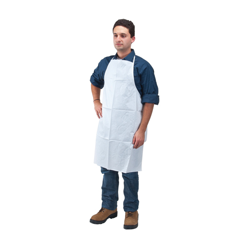 Microporous Protective Clothing, Microporous, White, 28" W x 36" L Moffatt Supply & Specialties