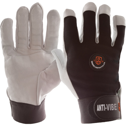 Gants antivibrations Air Glove, Taille Moyen, Paume Cuir perl&eacute; Moffatt Supply & Specialties