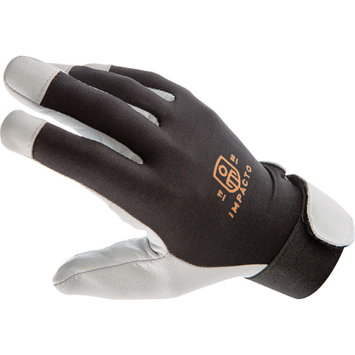 Gants antivibrations Air Glove, Taille Moyen, Paume Cuir perl&eacute; Moffatt Supply & Specialties