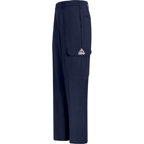 Pantalons cargo r&eacute;sistants aux flammes Cool Touch 2, 32, x 37, Bleu marin, 10,1 cal/cm² Moffatt Supply & Specialties