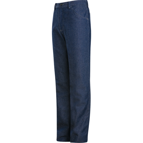 Pantalons en denim coupe d&eacute;tendue r&eacute;sistants aux flammes, 32, x 37, Bleu, 18 cal/cm² Moffatt Supply & Specialties