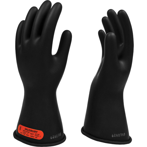 Salisbury  Rubber Insulating Gloves, ASTM Class 0, Size 7, 11" L Moffatt Supply & Specialties