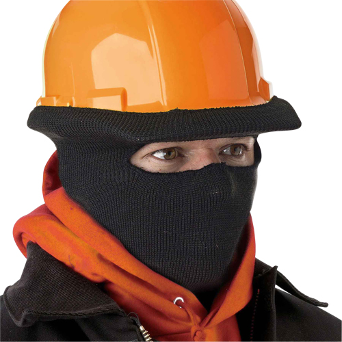 Coiffe extensibles &agrave; enfiler pour casques de s&eacute;curit&eacute;, Taille unique, Noir Moffatt Supply & Specialties