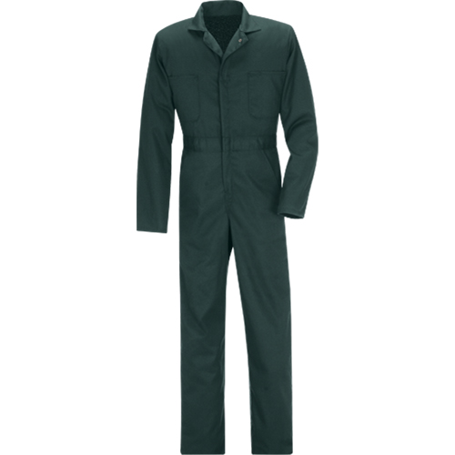 Coveralls, Men's, Green, Size 36 Moffatt Supply & Specialties