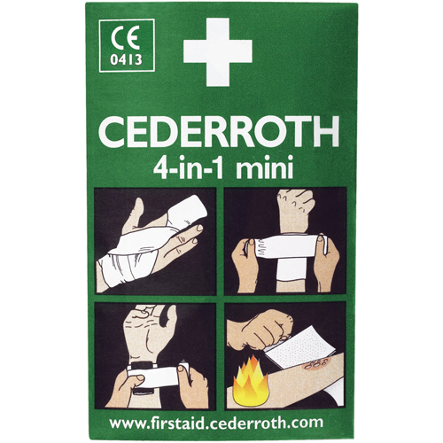 Cederroth 4-in-1 Bloodstopper, 5" L x 3" W Moffatt Supply & Specialties