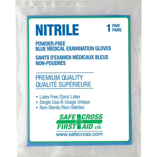 Medical Examination Gloves, Large, Nitrile, 5-mil, Powder-Free, Clear, Class 2 Moffatt Supply & Specialties