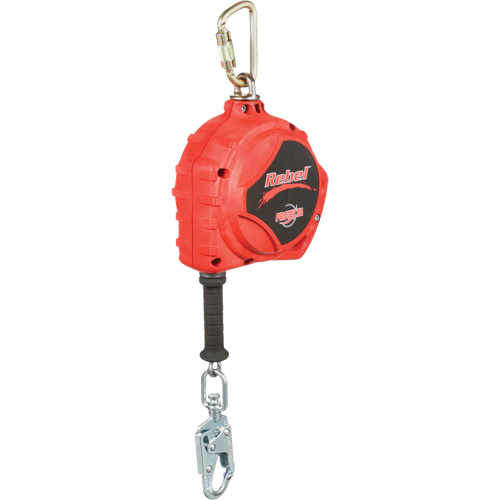 Rebel Self Retracting Lifeline, 33', Galvanized Steel, Swivel Moffatt Supply & Specialties