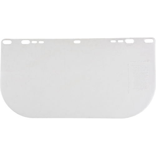 Visi&egrave;re plate transparente F20, Polycarbonate, Teinte Transparent Moffatt Supply & Specialties