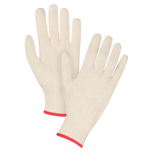 Heavyweight String Knit Gloves, Poly/Cotton, 7 Gauge, Small Moffatt Supply & Specialties
