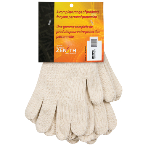 Gants en tricot de poids lourd, Poly/coton, Calibre 7, Moyen Moffatt Supply & Specialties