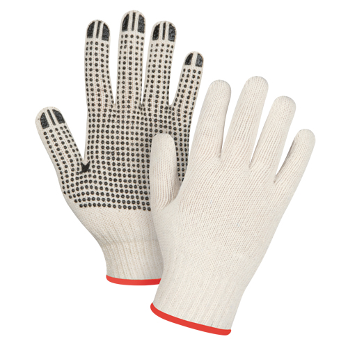 Gants tricot&eacute;s de poids lourd, Poly/coton, Un c&ocirc;t&eacute;, Calibre 7, Petit Moffatt Supply & Specialties