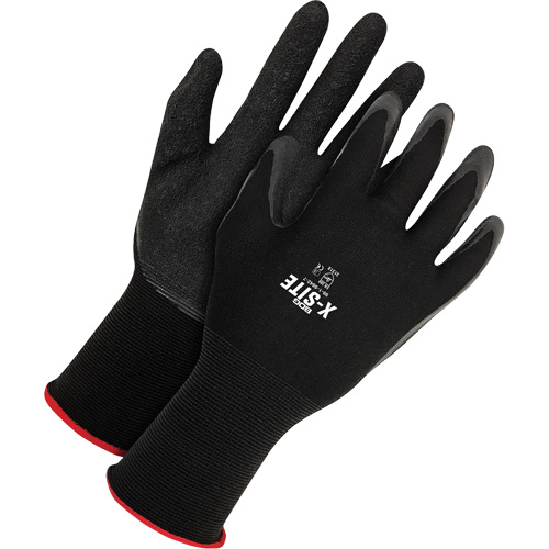 Gants enduits X-Site, Petit, R&ecirc;vetement Latex, Calibre 15, Enveloppe en Nylon Moffatt Supply & Specialties