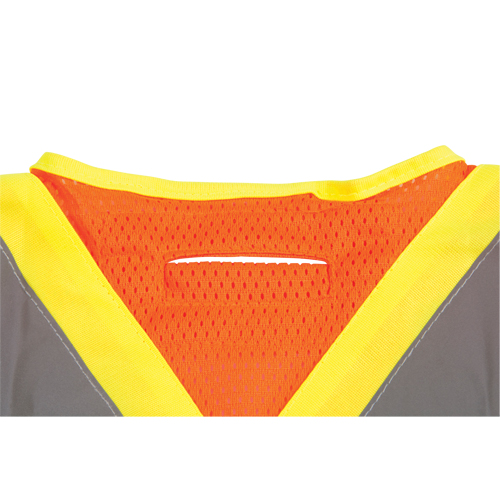 Veste d'arpenteur haute visibilit&eacute;, conforme &agrave; la CSA, Orange haute visibilit&eacute;, Grand, Polyester Moffatt Supply & Specialties