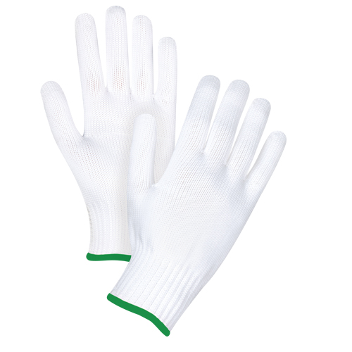 Seamless String Knit Gloves, Polyester, 10 Gauge, Medium Moffatt Supply & Specialties