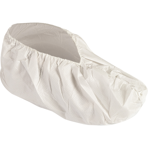 KleenGuard A40 Shoe Covers, X-Large, Vinyl, White Moffatt Supply & Specialties