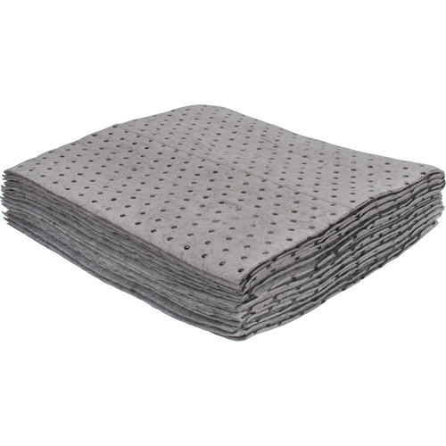 Premium Bonded Sorbent Pads, Universal, 15" x 17", 8 gal. Absorbancy Moffatt Supply & Specialties
