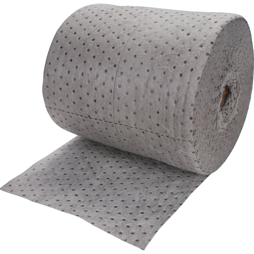 Rouleaux absorbants li&eacute;s de premi&egrave;re qualit&eacute;, Poids moyen, 150' lo x 15" la, Absorption 20 gal. Moffatt Supply & Specialties