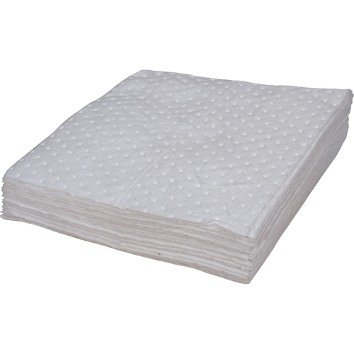 Premium Bonded Sorbent Pads, Oil Only, 15" x 17", 8 gal. Absorbancy Moffatt Supply & Specialties