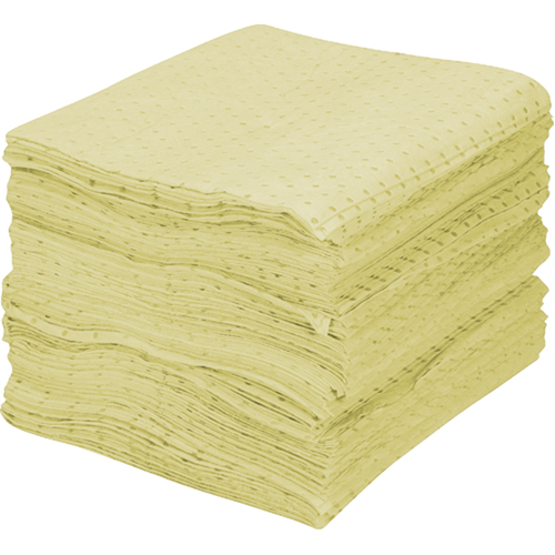 Premium Fine Fiber Sorbent Pads, Hazmat, 15" x 17", 30 gal. Absorbancy Moffatt Supply & Specialties