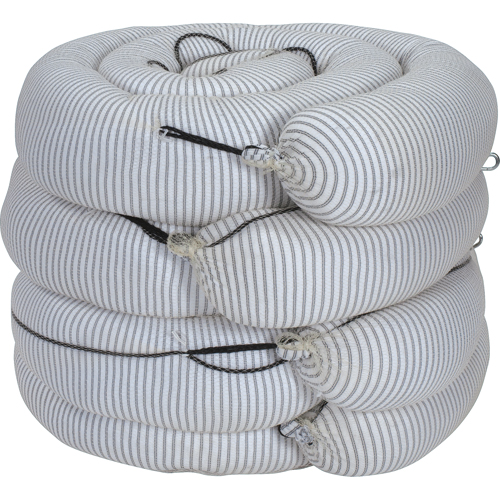 Premium Sorbent Boom, Universal, 10' L x 8" W, 70 gal. Absorbancy, 4 /Pack Moffatt Supply & Specialties