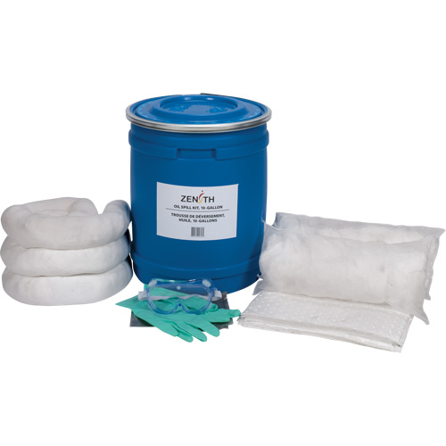 Premium Truck Spill Kit, Oil Only, Drum, 10 US gal. Absorbancy Moffatt Supply & Specialties