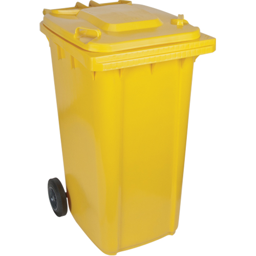 Yellow Mobile Container, Polyurethane, 63 Gallons/63 US gal. Moffatt Supply & Specialties