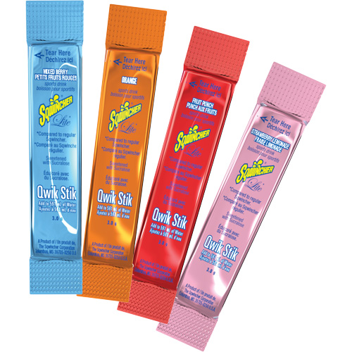 Sqwincher&reg; ZERO&reg; Qwik Stik Rehydration Drink, Powder, Orange Moffatt Supply & Specialties