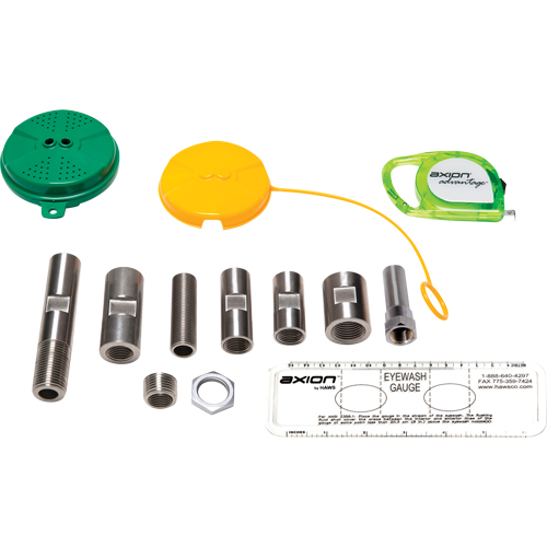 Axion Advantage&reg; Eye/Face Wash Upgrade Kit with Green ABS Plastic Eye/Face Wash Head Moffatt Supply & Specialties