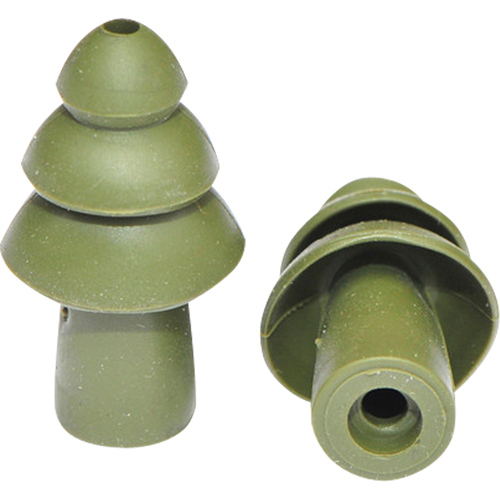Embouts de rechange pour bouchons d'oreilles BattlePlugs, Sans cordon, Vrac - Sac en poly, 24 dB NRR, Moyen Moffatt Supply & Specialties