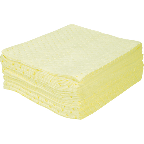 Premium Bonded Sorbent Pads, Hazmat, 15" x 17", 15 gal. Absorbancy Moffatt Supply & Specialties