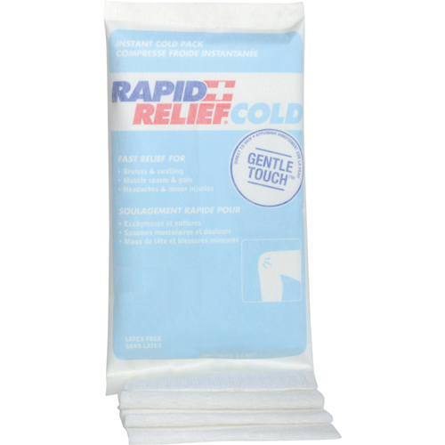 Instant Compress Packs With Self-Adhering Compression Wrap, Cold, Single Use, 6" x 9" Moffatt Supply & Specialties