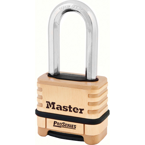 Cadenas &agrave; combinaison ProSeries, Argent, Rev&ecirc;tement en laiton, Largeur de 2-1/4" Moffatt Supply & Specialties