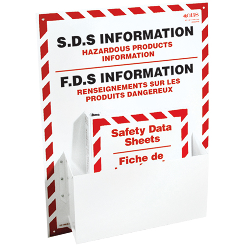 Postes d'information de fiches de donn&eacute;es de s&eacute;curit&eacute;, Anglais & français, Compris reliures Moffatt Supply & Specialties