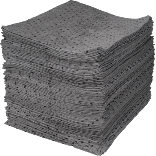 Premium Bonded Sorbent Pads, Universal, 15" x 17", 30 gal. Absorbancy Moffatt Supply & Specialties