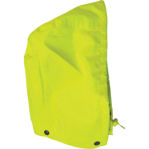 Hood for 3-In-1 Viking Jacket, High Visibility Lime-Yellow, Polyester/PVC Moffatt Supply & Specialties