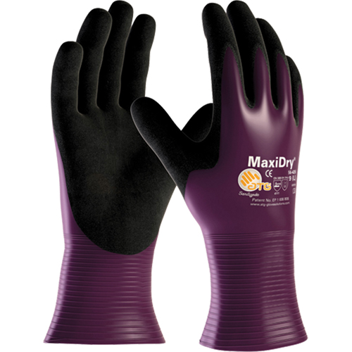 ATG MaxiDry&reg; 56-426 Gloves, 7/Small, Nitrile Coating, 15 Gauge, Nylon Shell Moffatt Supply & Specialties