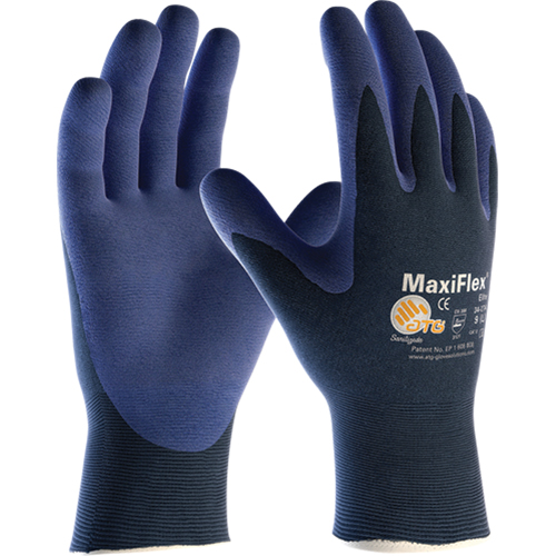 Gants ATG MaxiFlex Elite 34-274, 6/T-petit, R&ecirc;vetement Mousse de nitrile, Calibre 18, Enveloppe en Nylon Moffatt Supply & Specialties