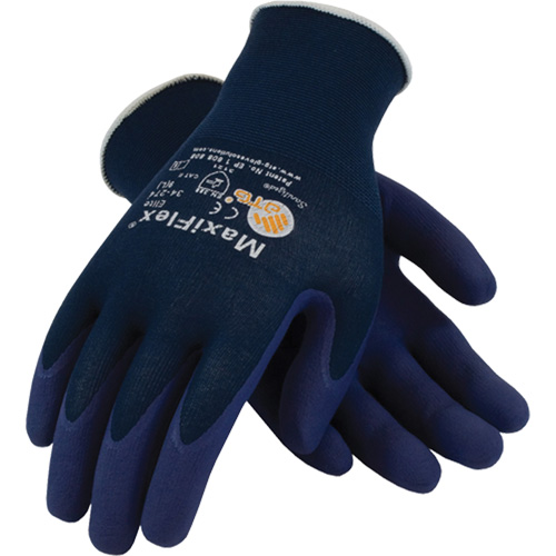 Gants ATG MaxiFlex Elite 34-274, 6/T-petit, R&ecirc;vetement Mousse de nitrile, Calibre 18, Enveloppe en Nylon Moffatt Supply & Specialties