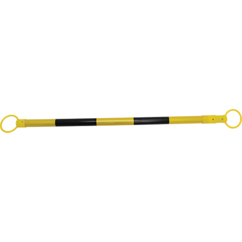Barrier Cone Bar, 6' 6" Extended Length, Black Moffatt Supply & Specialties