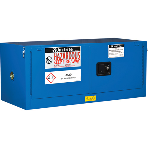Armoires empilable pour rangement de mati&egrave;res dangereuses Sure-Grip Ex, 12 gal., 43" x 18" x 18" Moffatt Supply & Specialties
