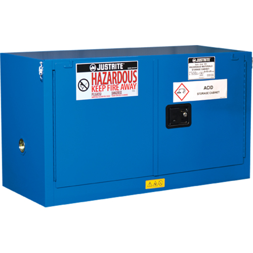 Armoires empilable pour rangement de mati&egrave;res dangereuses Sure-Grip Ex, 17 gal., 43" x 24" x 18" Moffatt Supply & Specialties
