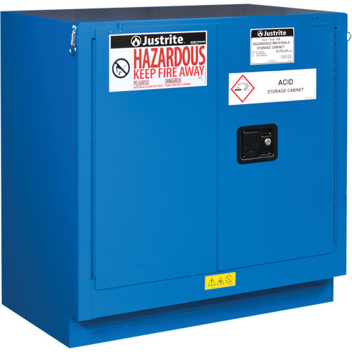 Armoires sous le comptoir pour rangement de mati&egrave;res dangereuses Sure-Grip Ex, 22 gal., 35" x 35" x 22" Moffatt Supply & Specialties