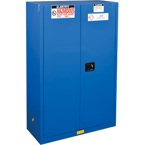 Armoires doubl&eacute;es pour rangement de mati&egrave;res dangereuses Chem-Cor, 45 gal., 43" x 65" x 18" Moffatt Supply & Specialties