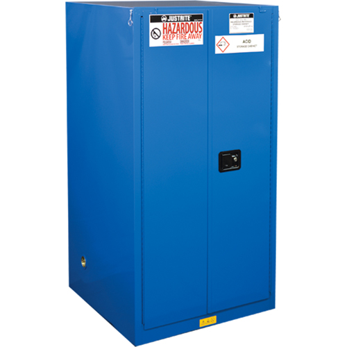 Armoires doubl&eacute;es pour rangement de mati&egrave;res dangereuses Chem-Cor, 60 gal., 34" x 65" x 34" Moffatt Supply & Specialties