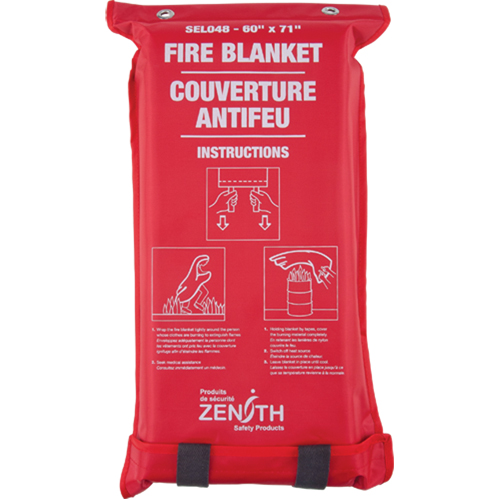 Fire Blanket, Fibreglass, 60"W x 71"L Moffatt Supply & Specialties