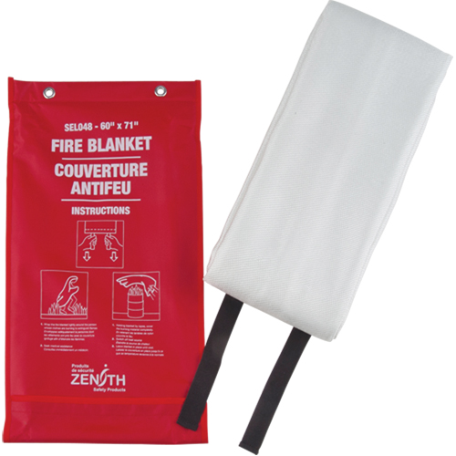 Fire Blanket, Fibreglass, 60"W x 71"L Moffatt Supply & Specialties