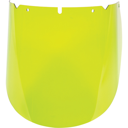 V-Gard&reg; Visor for Arc Flash Application, Polycarbonate, Green Tint Moffatt Supply & Specialties
